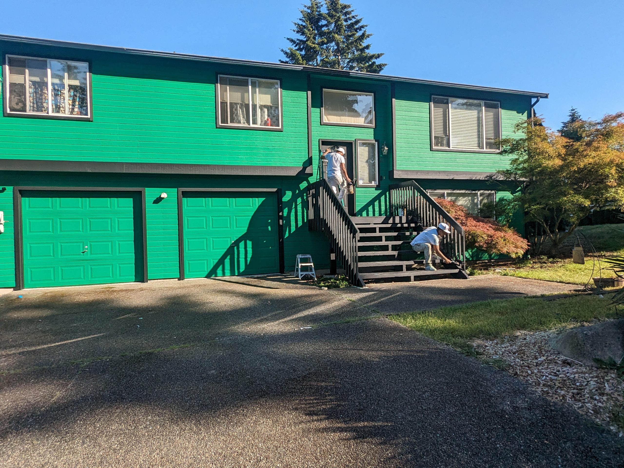 exterior painting after